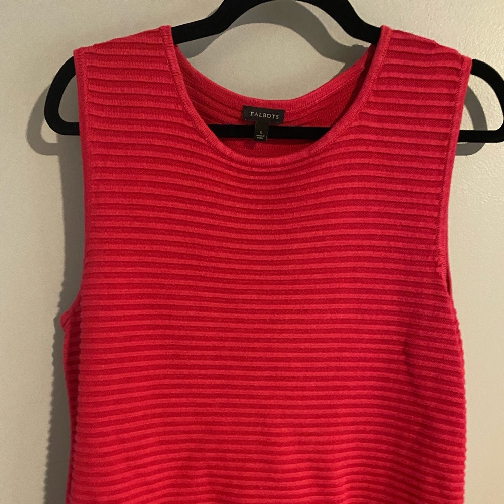 Talbots sweater tank top